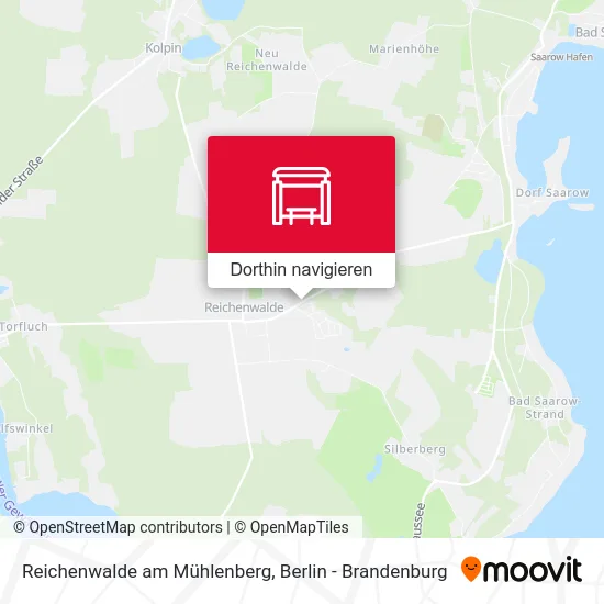 Reichenwalde am Mühlenberg Karte