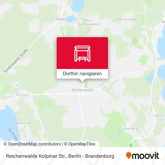 Reichenwalde Kolpiner Str. Karte