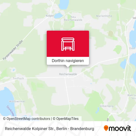 Reichenwalde Kolpiner Str. Karte