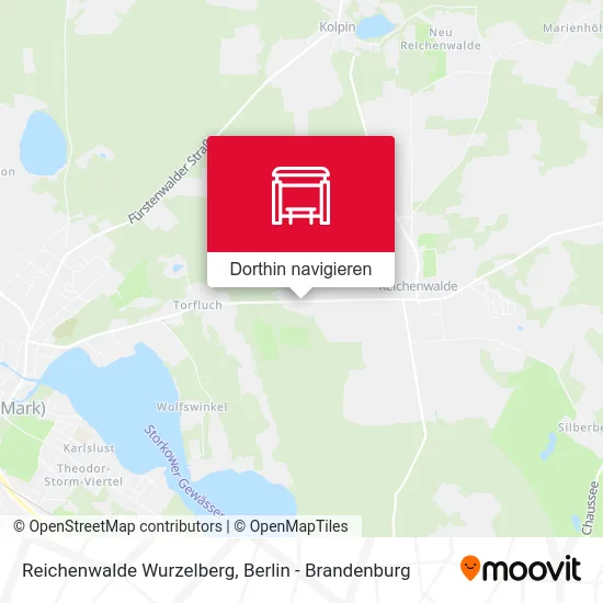 Reichenwalde Wurzelberg Karte