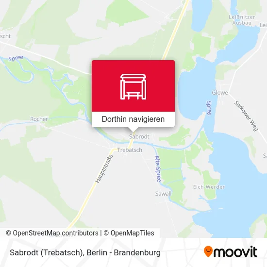 Sabrodt (Trebatsch) Karte