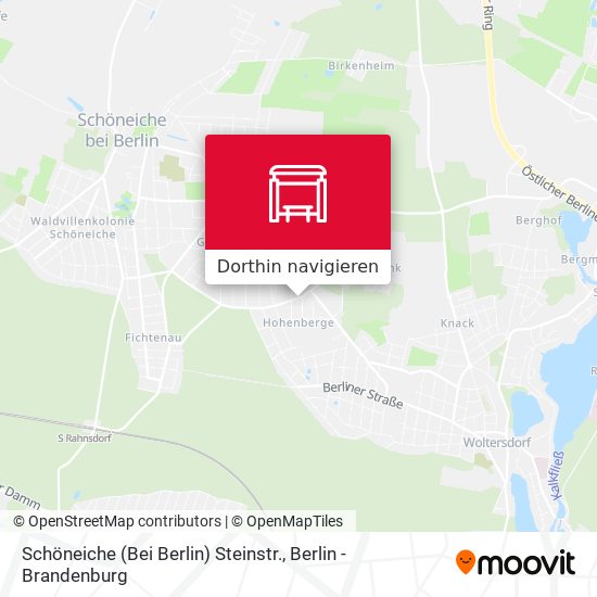 Schöneiche (Bei Berlin) Steinstr. Karte