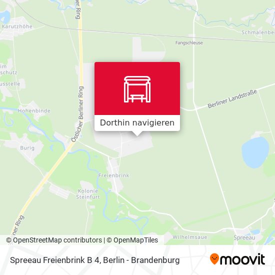 Spreeau Freienbrink B 4 Karte