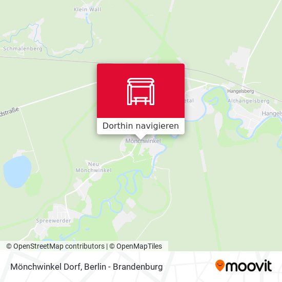 Mönchwinkel Dorf Karte