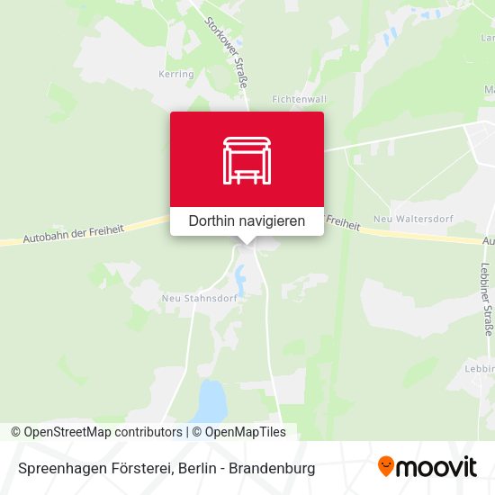 Spreenhagen Försterei Karte