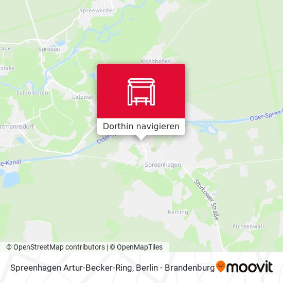 Spreenhagen Artur-Becker-Ring Karte