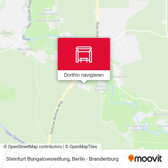 Steinfurt Bungalowsiedlung Karte
