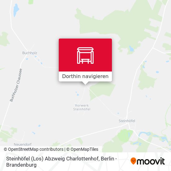 Steinhöfel (Los) Abzweig Charlottenhof Karte