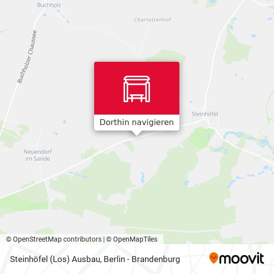 Steinhöfel (Los) Ausbau Karte