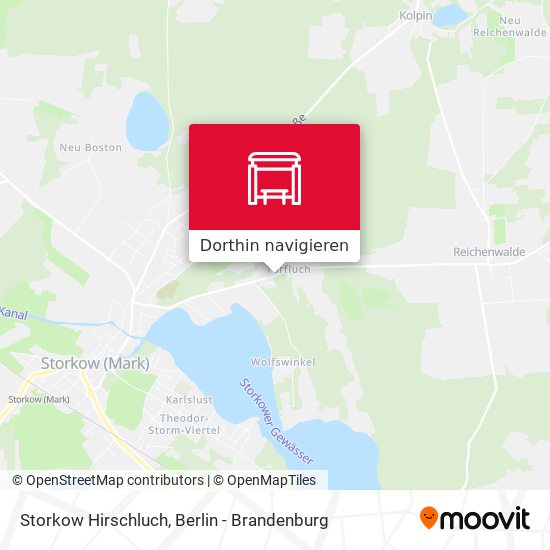 Storkow Hirschluch Karte