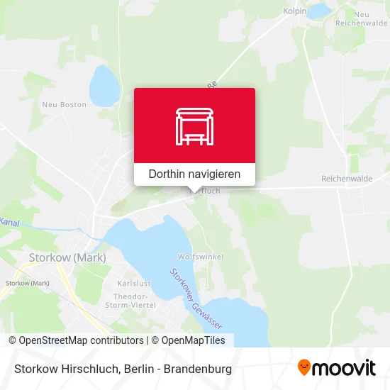 Storkow Hirschluch Karte