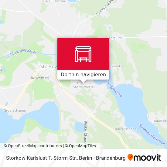 Storkow Karlslust T.-Storm-Str. Karte