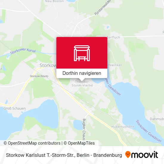 Storkow Karlslust T.-Storm-Str. Karte