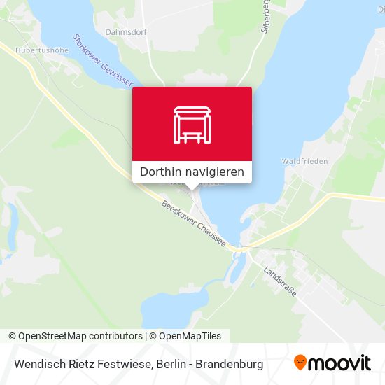 Wendisch Rietz Festwiese Karte