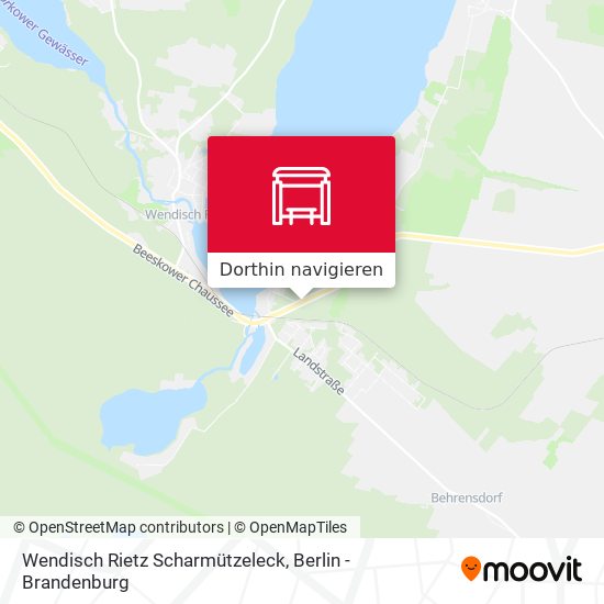 Wendisch Rietz Scharmützeleck Karte