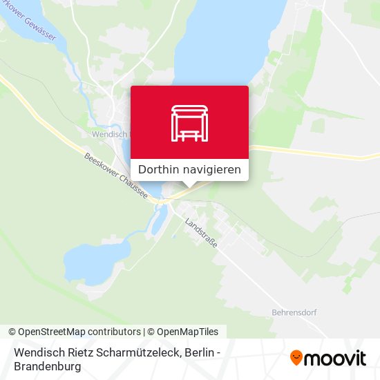 Wendisch Rietz Scharmützeleck Karte