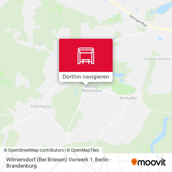 Wilmersdorf (Bei Briesen) Vorwerk 1 Karte
