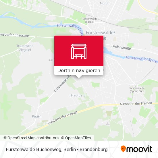 Fürstenwalde Buchenweg Karte