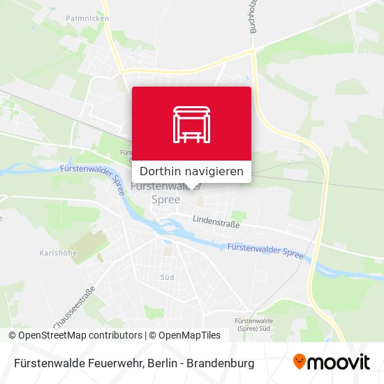 Fürstenwalde Feuerwehr Karte