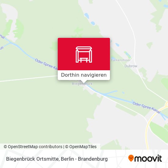 Biegenbrück Ortsmitte Karte