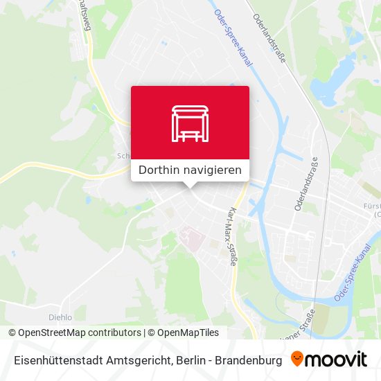 Eisenhüttenstadt Amtsgericht Karte