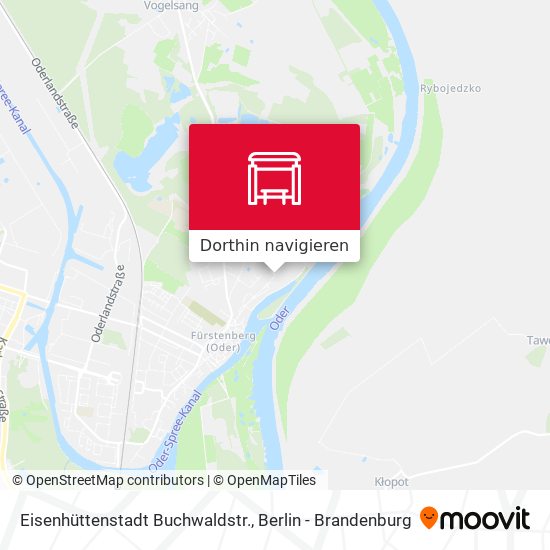 Eisenhüttenstadt Buchwaldstr. Karte