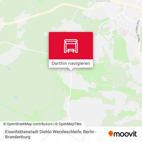 Eisenhüttenstadt Diehlo Wendeschleife Karte
