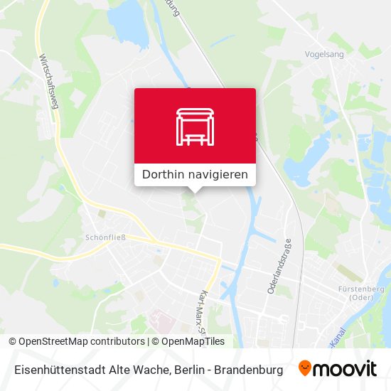 Eisenhüttenstadt Alte Wache Karte