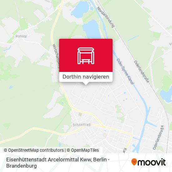 Eisenhüttenstadt Arcelormittal Kww Karte