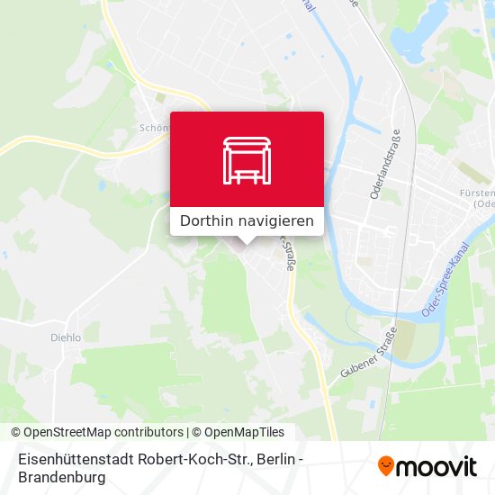 Eisenhüttenstadt Robert-Koch-Str. Karte