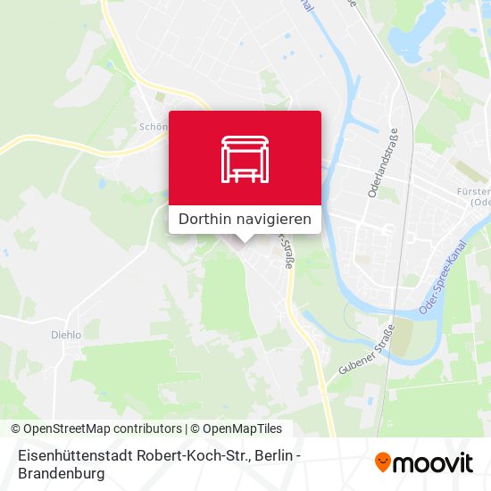 Eisenhüttenstadt Robert-Koch-Str. Karte