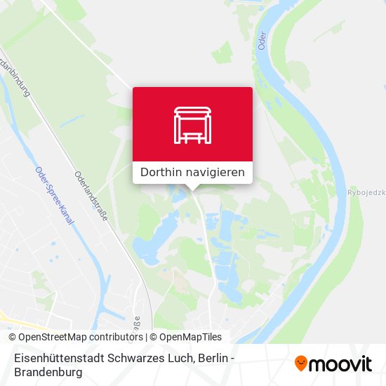 Eisenhüttenstadt Schwarzes Luch Karte