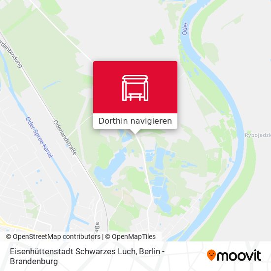 Eisenhüttenstadt Schwarzes Luch Karte