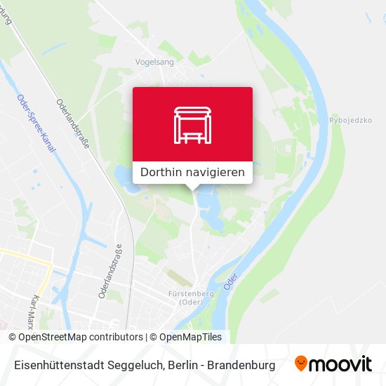 Eisenhüttenstadt Seggeluch Karte