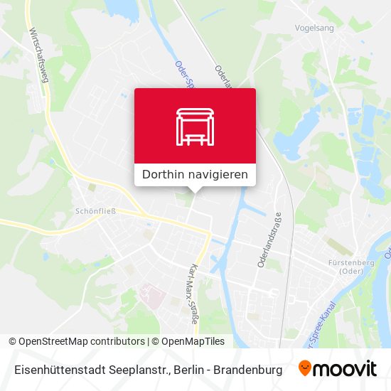 Eisenhüttenstadt Seeplanstr. Karte