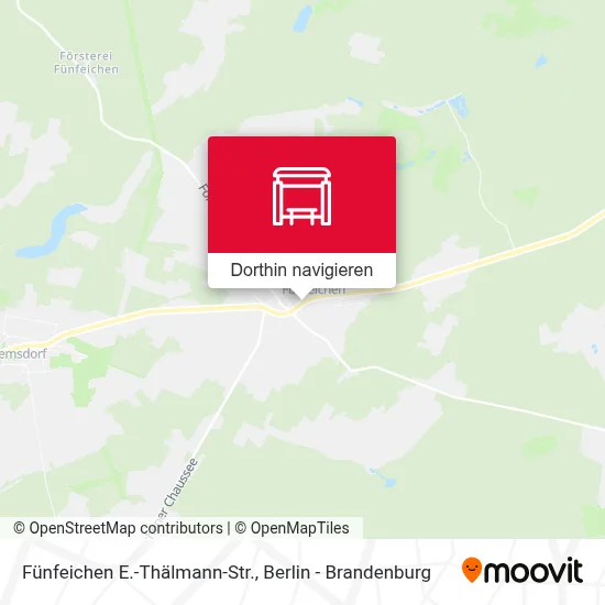 Fünfeichen E.-Thälmann-Str. Karte