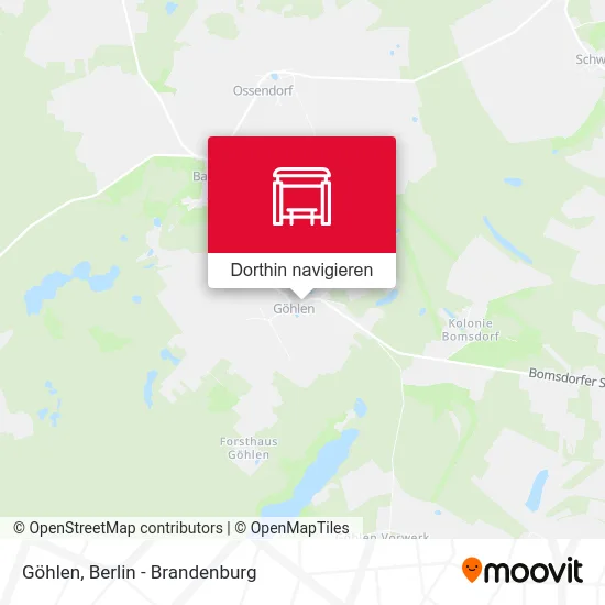 Göhlen Karte