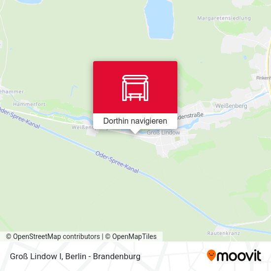 Groß Lindow I Karte