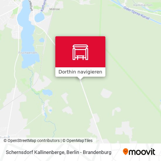 Schernsdorf Kallinenberge Karte