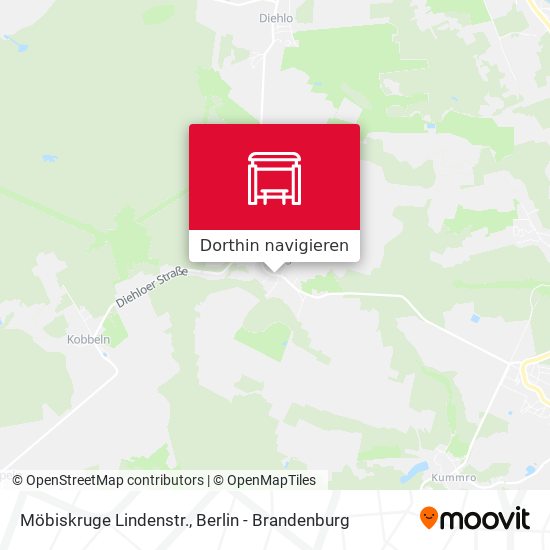 Möbiskruge Lindenstr. Karte