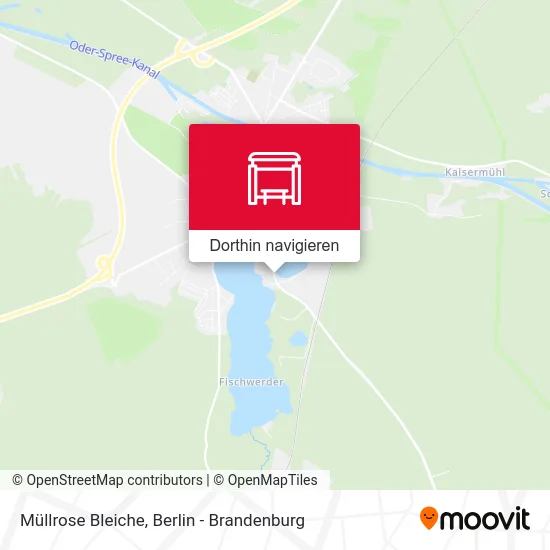 Müllrose Bleiche Karte