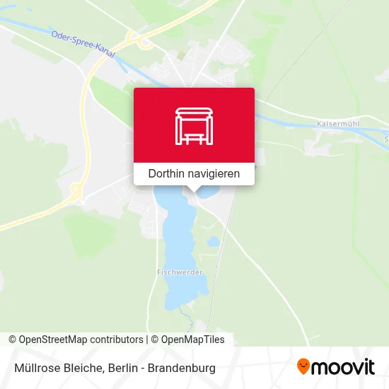 Müllrose Bleiche Karte