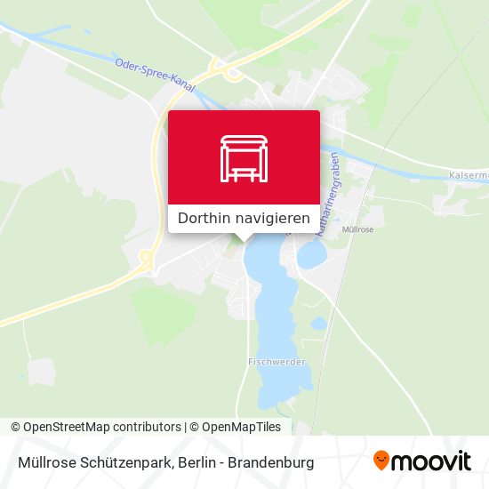 Müllrose Schützenpark Karte