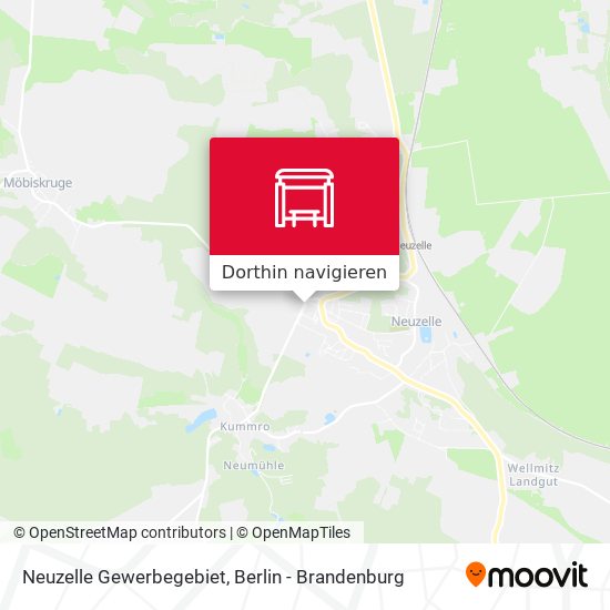 Neuzelle Gewerbegebiet Karte