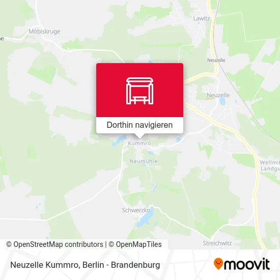 Neuzelle Kummro Karte