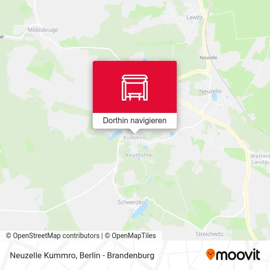 Neuzelle Kummro Karte