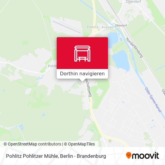 Pohlitz Pohlitzer Mühle Karte