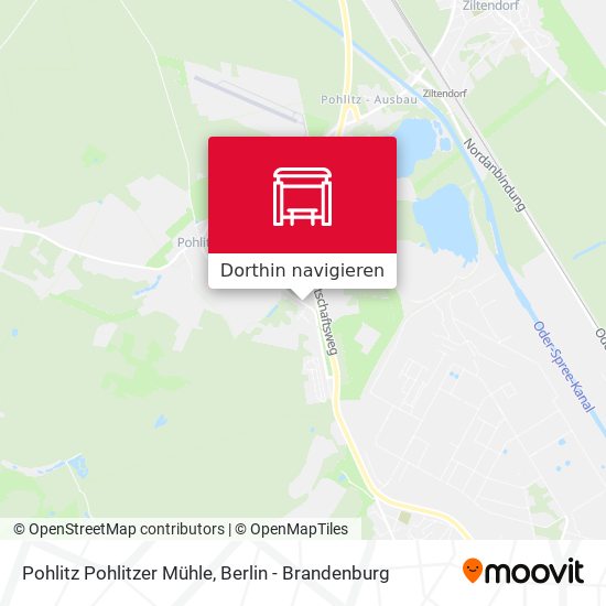 Pohlitz Pohlitzer Mühle Karte