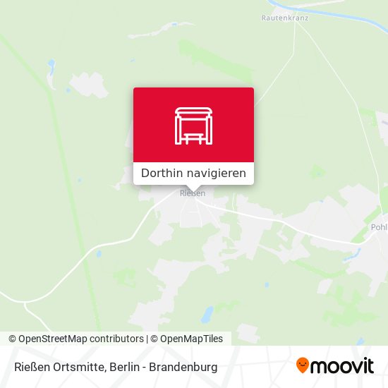 Rießen Ortsmitte Karte