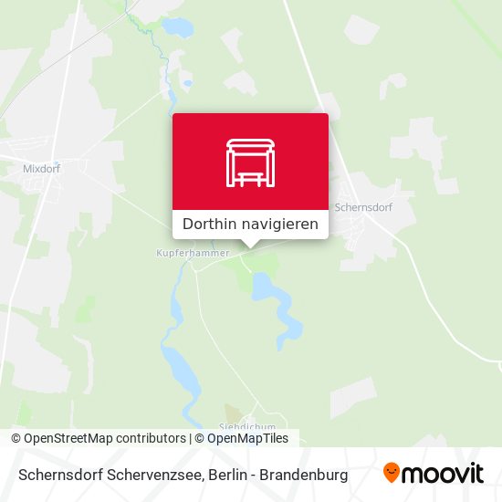 Schernsdorf Schervenzsee Karte